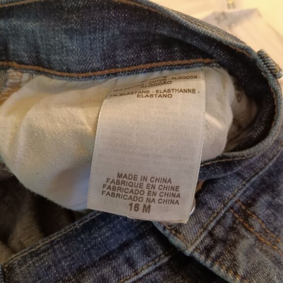 Levi's Perfectly Slimming Boot Cut 512 Jeans sz 16 - Picture 8 of 8